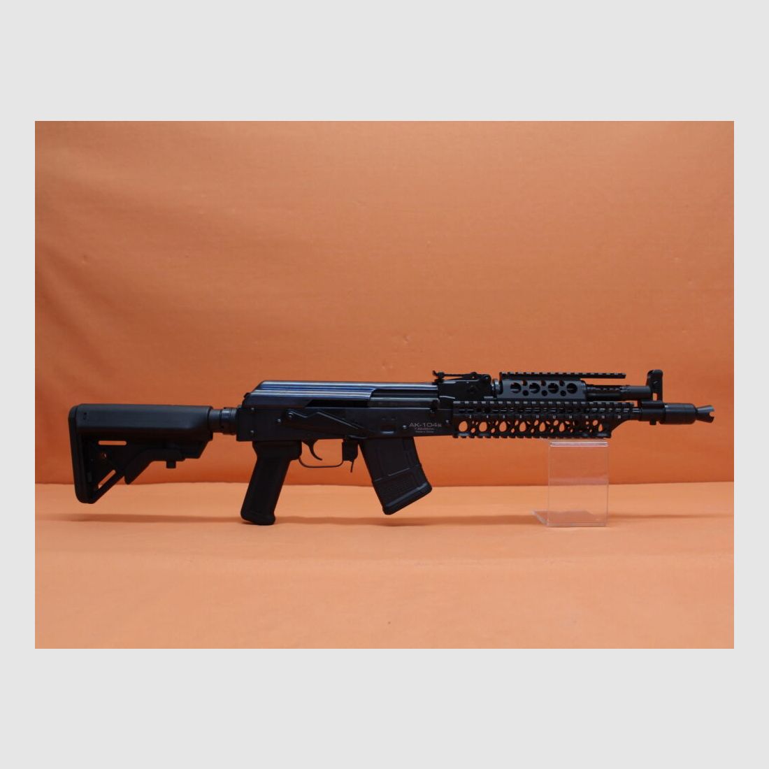 SDM Beijing Ha.Büchse 7,62x39 SDM AK-104s 12,5"/ 322mm Lauf/ 14mm Montageschiene/ Alu 4-Rail-System (AKM/AK47)