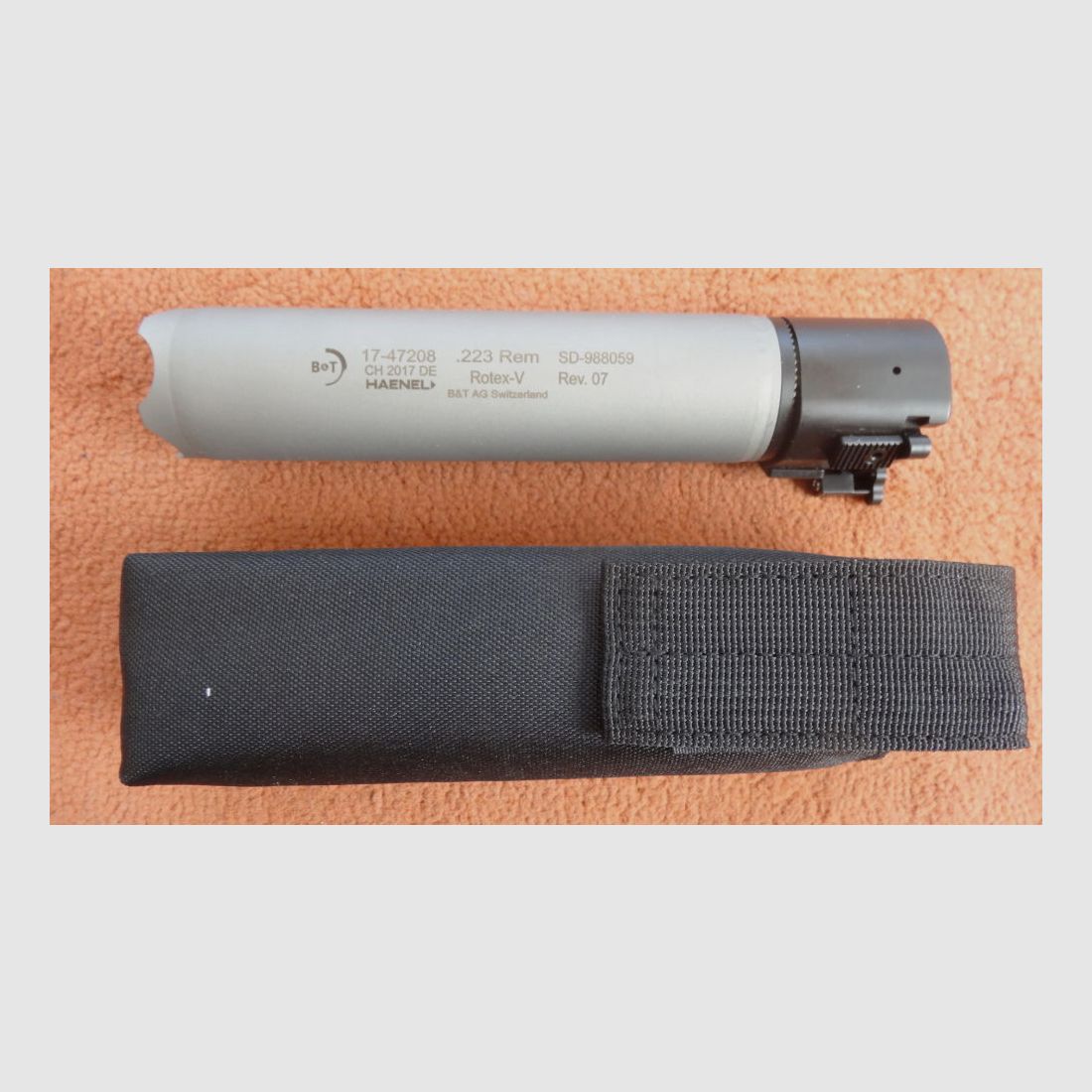 Brügger & Thomet B&T ROTEX-V RIFLE SILENCER, CAL. .223 REM.