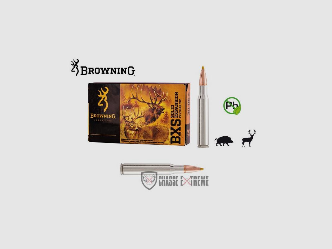 20 nabojów BROWNING BXS Solid Expansion kal 6,5 Creedmoor 120gr, zdjęcie 1 z 2