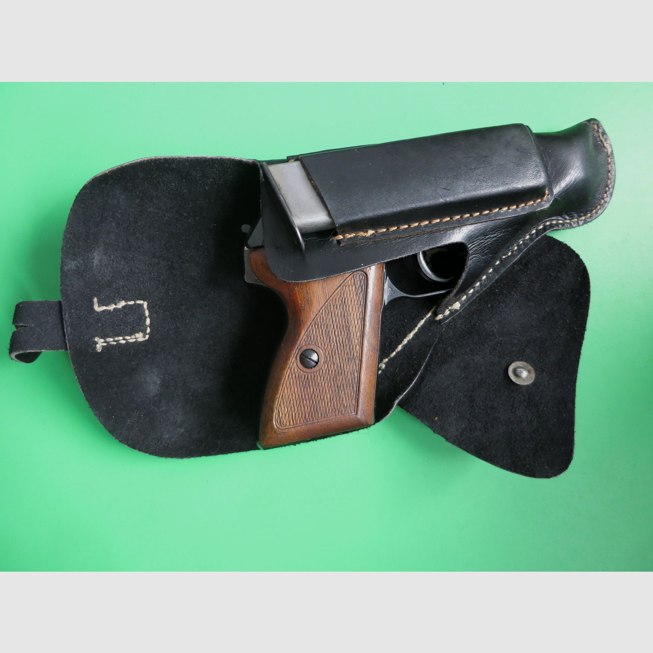 Gürtelholster Mauser HSc/PPK mit Magazineinschub