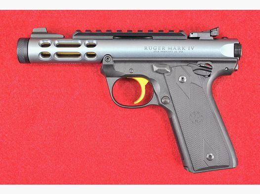 Ruger Mark IV 22/45 Lite Grigio Diamante-Oro 4,4" .22lr