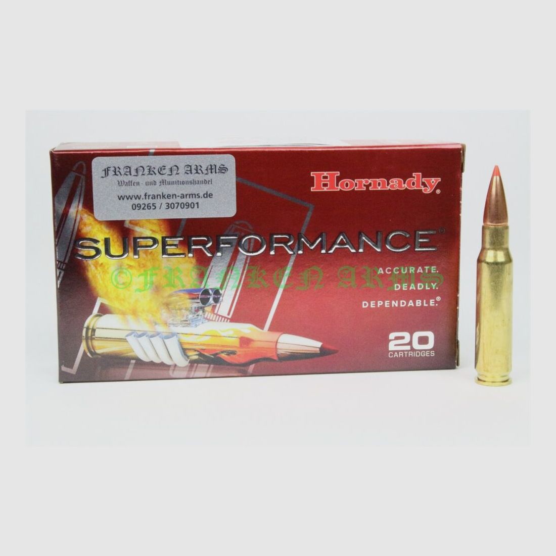 Hornady SST .308 Win. 165gr. 10,7g 20 piezas precio por cantidad