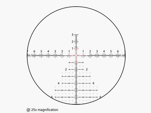 ZEISS ZF con reticolo illuminato (1° piano focale) LRP S3 4-25x50 Abs. MRTi