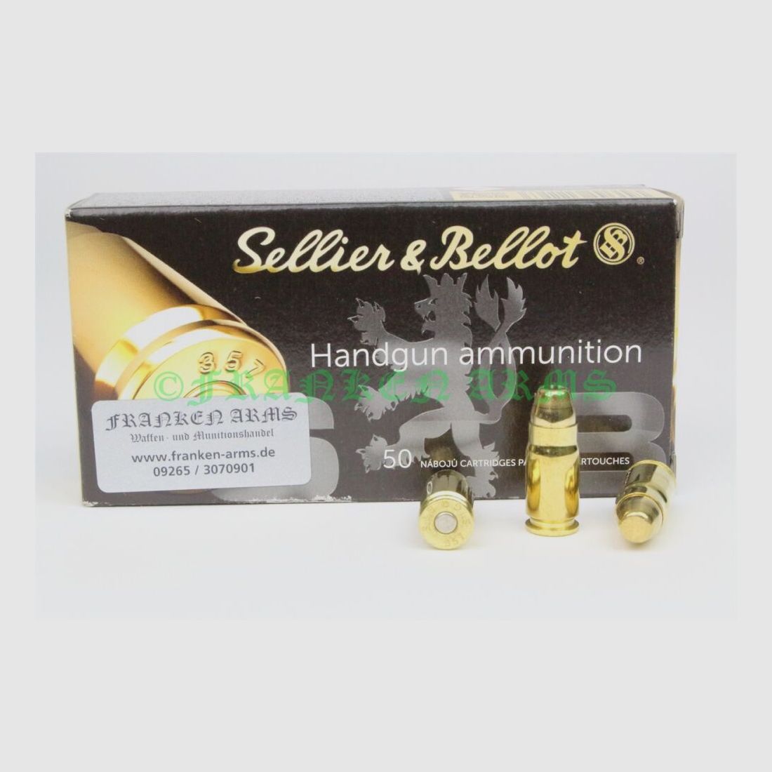 Sellier&Bellot .357 SIG FMJ 140gr. 9.0g 50 pieces quantity discounts