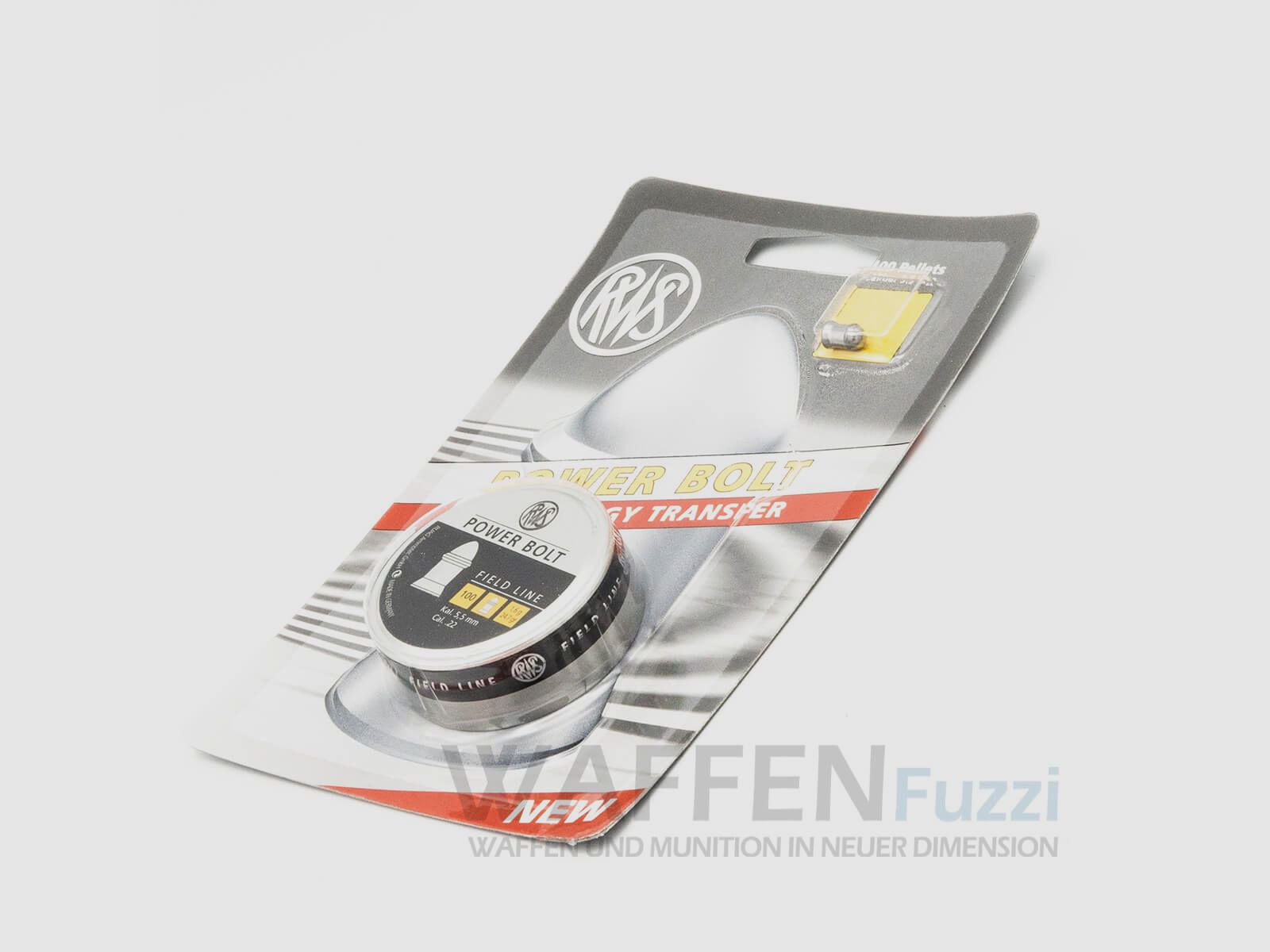RWS Power Bolt Kaliber 5,5mm Field Line 100 Diabolos
