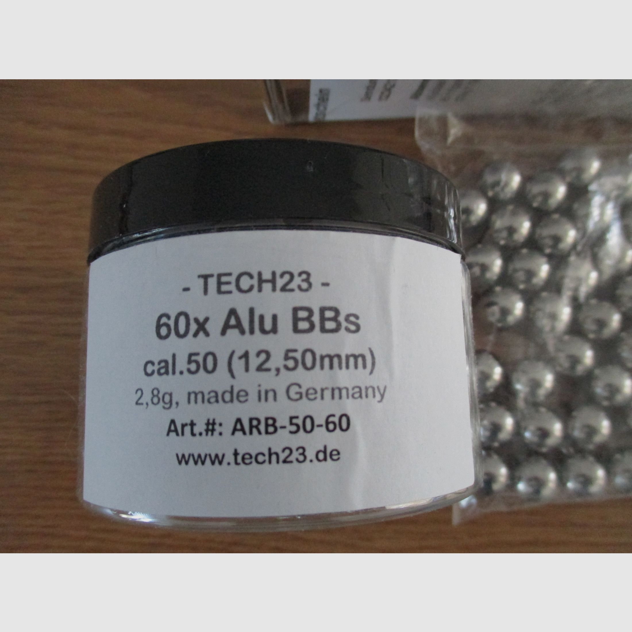 50 steel round balls cal. 50 plus 60 aluminum round balls cal. 50