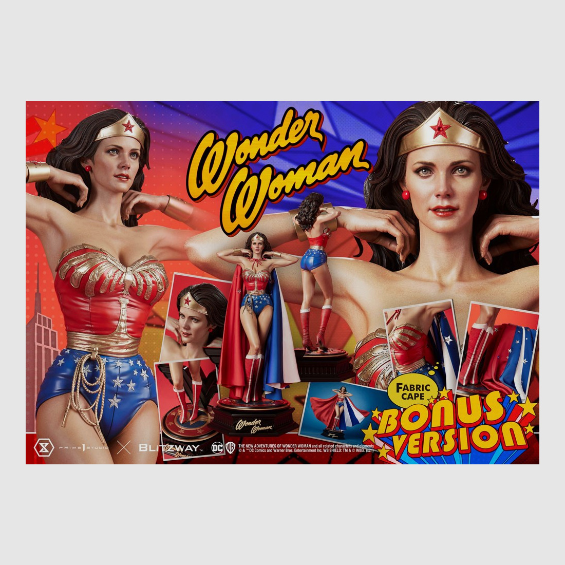 Wonder Woman 1975 Statue 1/3 Wonder Woman (Lynda Carter) Bonus Version 69 cm | 43091