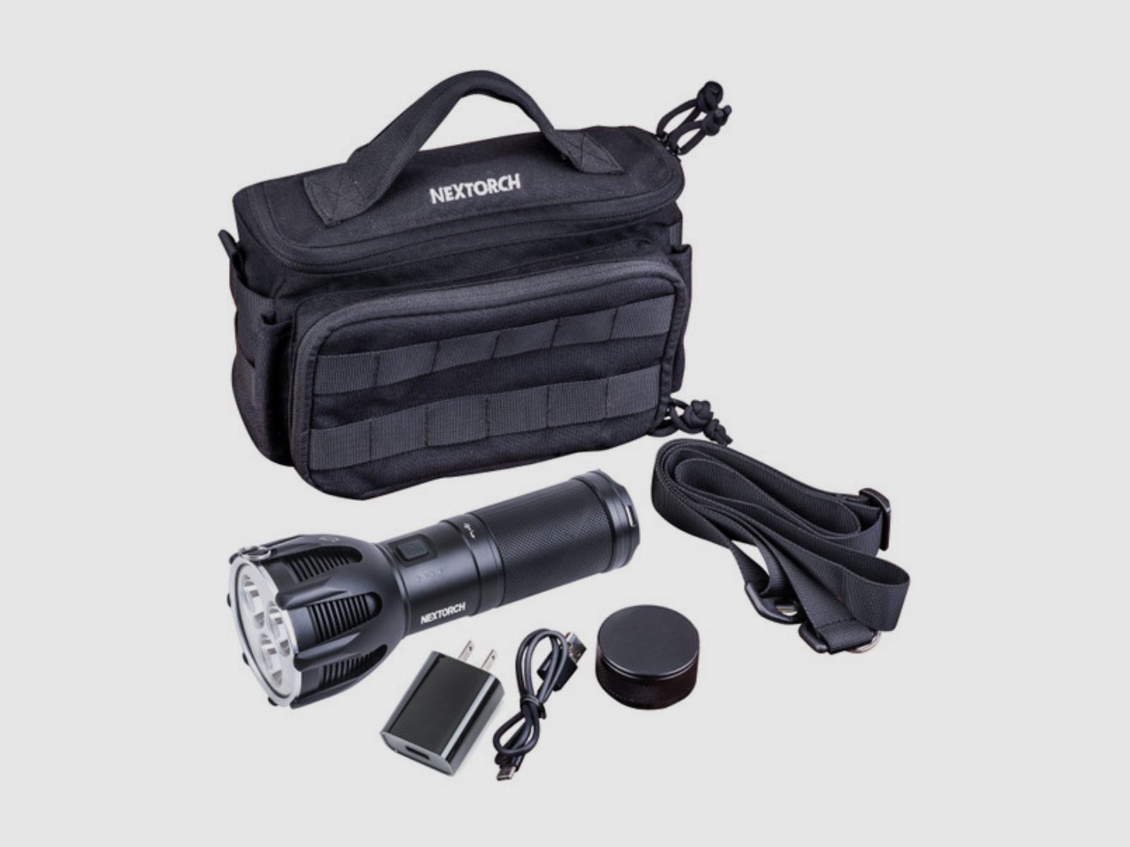 Nextorch Saint Torch 30 V2.0 8000 Lumen Mobiele Outdoor Zoeklamp voor Redding en Speciale Eenheden