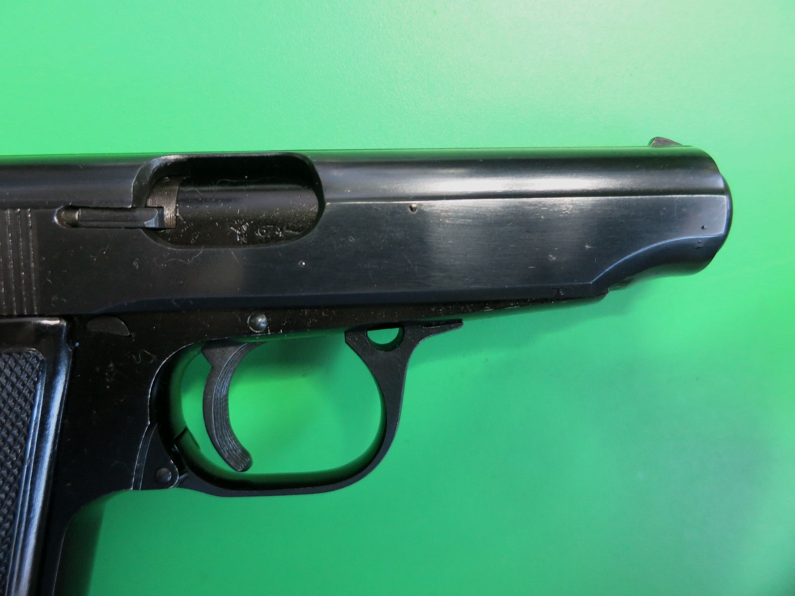 Halbautomatische Pistole, HEGE AP66, Kal. 7,65 mm Browning (.32 ACP), Sammlerwaffe       #89, Bild 7 von 8