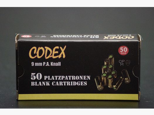 Codex blank cartridges 9mm PAK