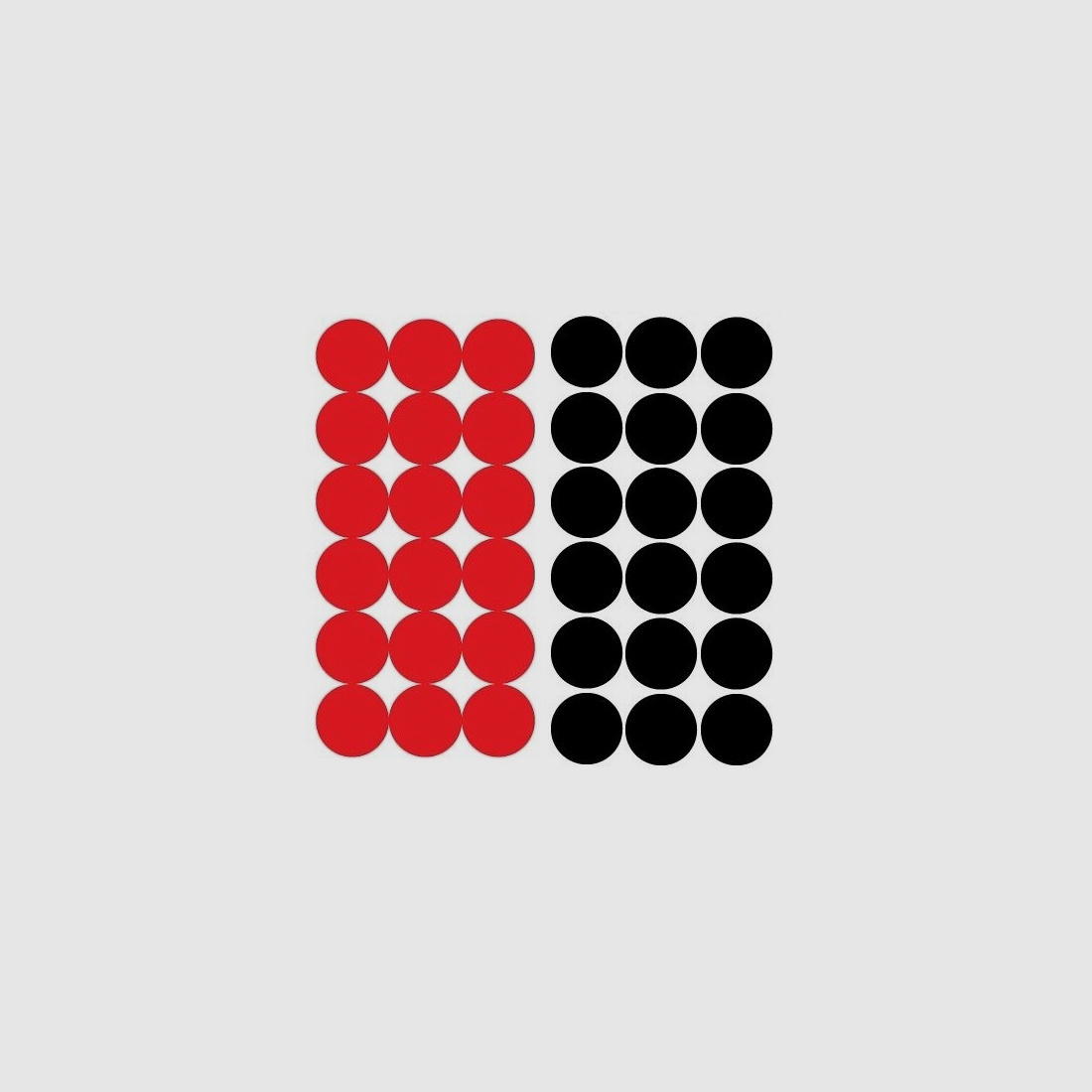 432 Schusspflaster 1" schwarz&rot