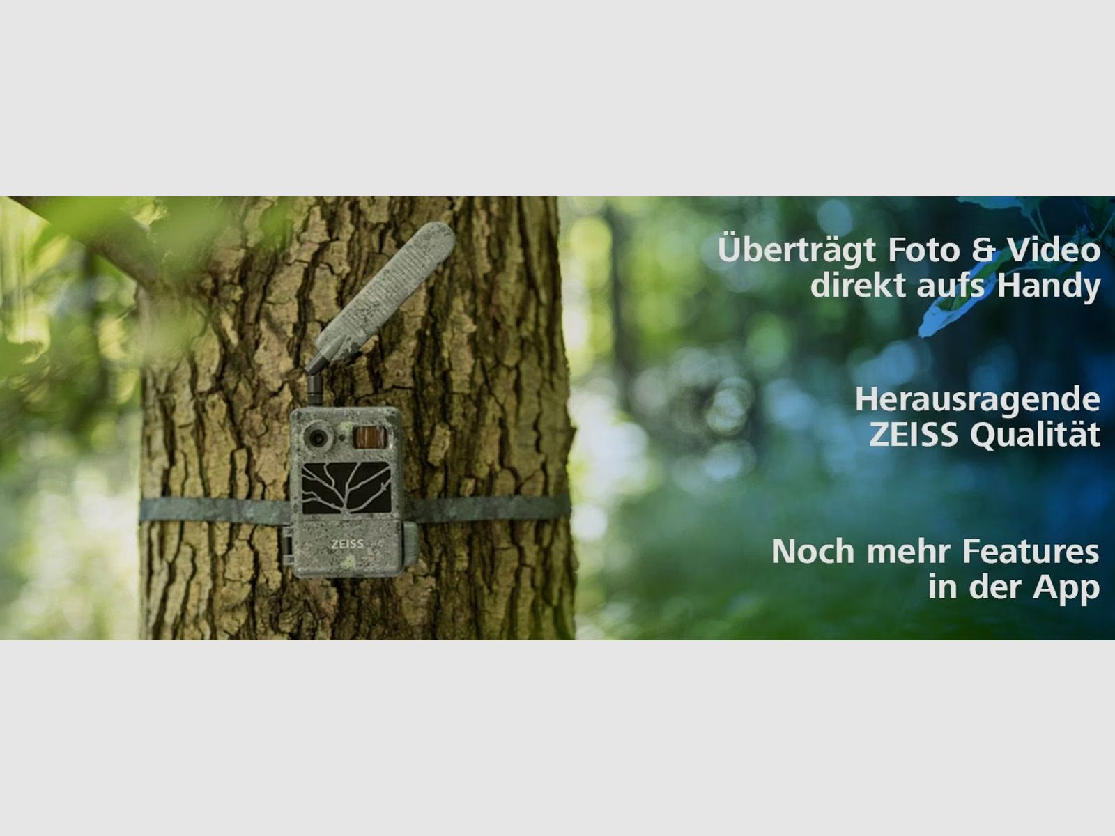 ZEISS Secacam 3 Wildkamera mit Sendefunktion 60 Grad Sehfeld 25m Blitzreichweite