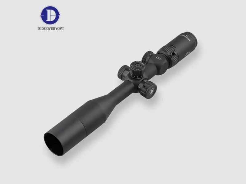 Telescopio Discovery Optics 3-12x42, diametro del tubo 25,4 mm con ruota laterale e supporto ad anello
