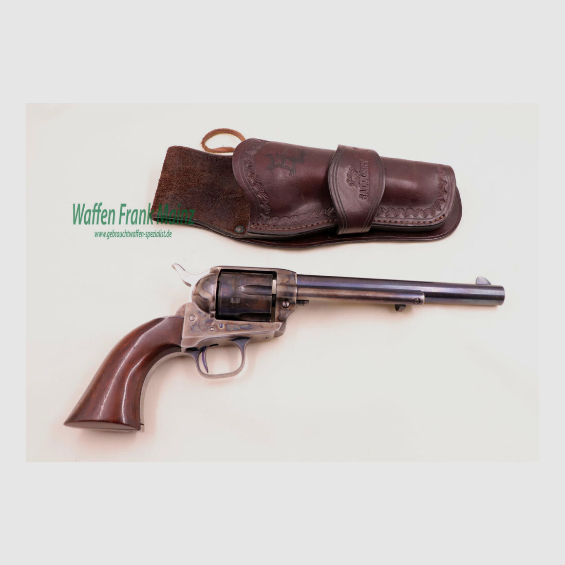 Hege Schwäbisch Hall /Überlin. SAA-ARMY 1873 9mm R Knall / .380