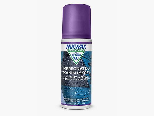 Nikwax – Imprägnierung für Schuhe – Textil und Leder, Spray-on – Sprühflasche 125 ml