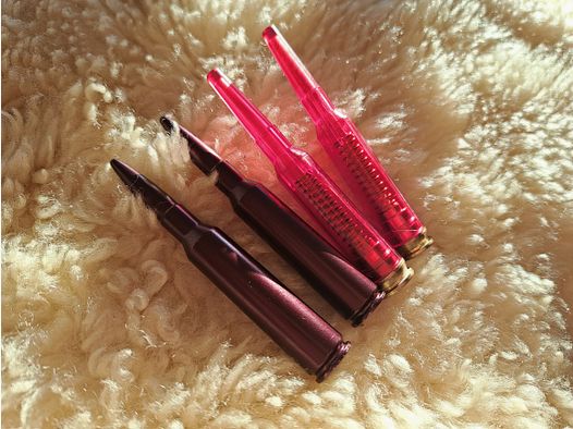 4 cartouches de protection d'occasion 6,5x55 SE (2xA-ZOOM Aluminium et 2x Plastique)