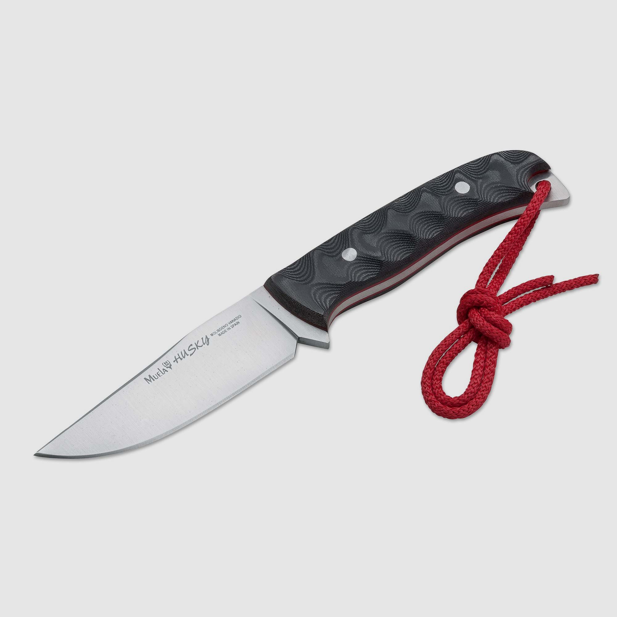 Husky Outdoormesser mit hochwertiger Lederscheide