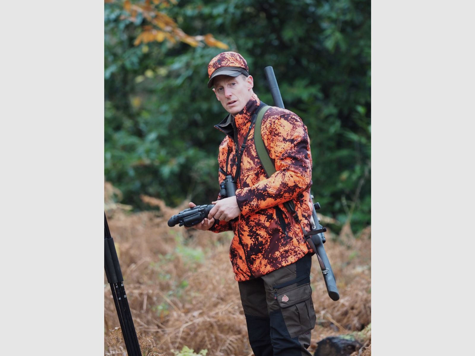 SHOOTERKING Digitex Softshell 2 in 1 Wendejacke Blaze Braun