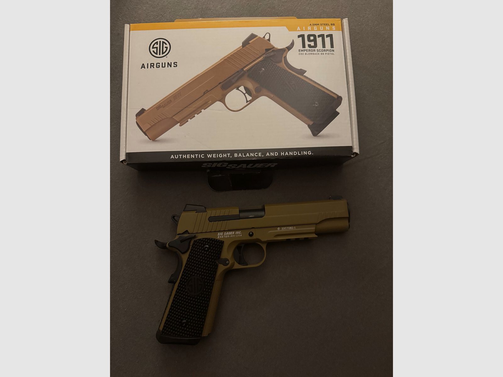 Sig Sauer 1911 Blowback Vollmetall Luftpistole
