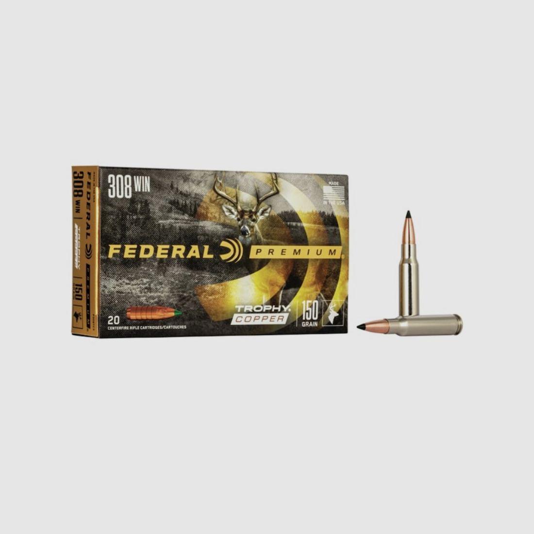 Federal Premium Trophy Copper .308 WIN. 150 gr. 64 pcs.
