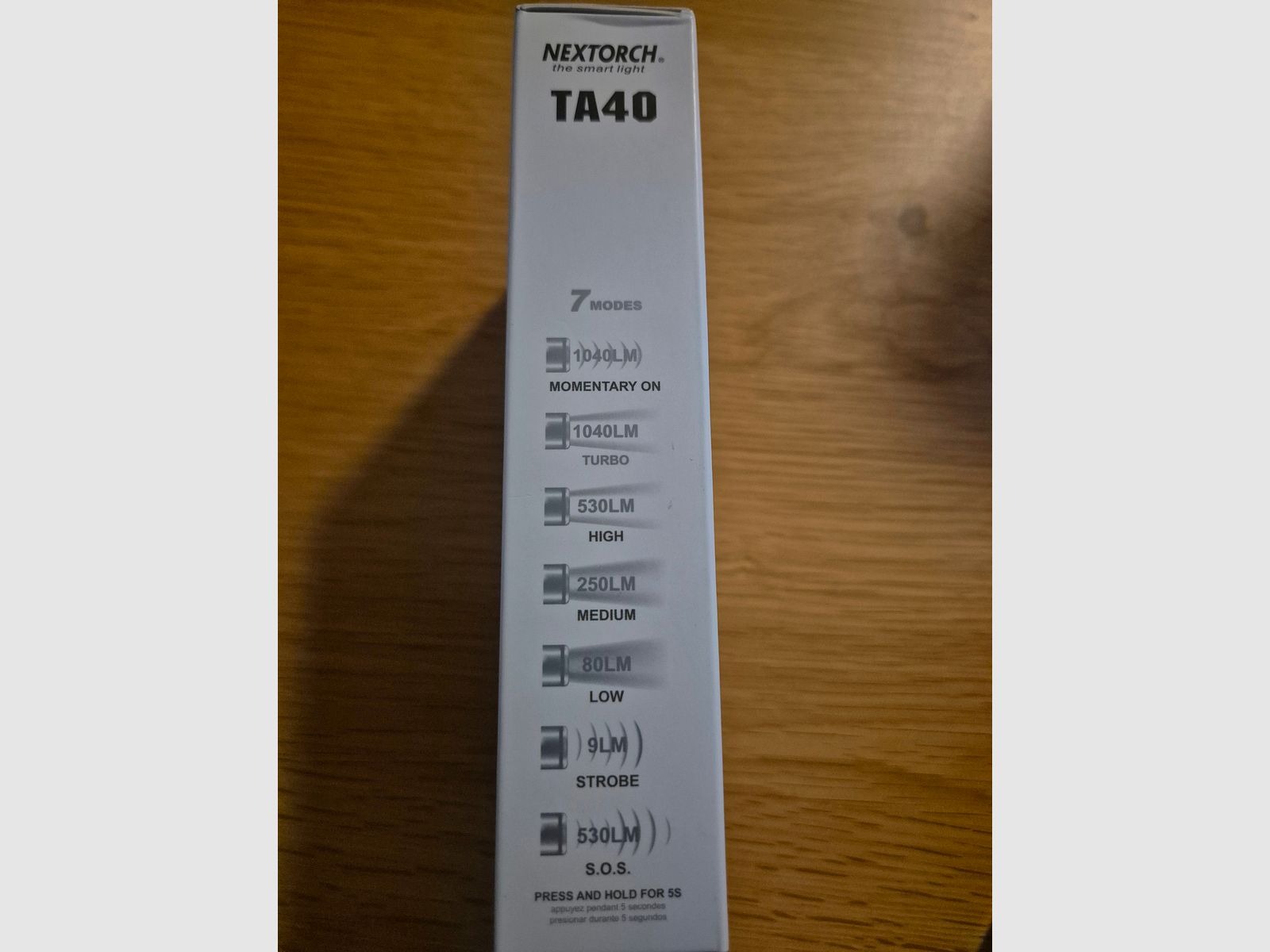 Nextorch TA40, Lampe de poche tactique