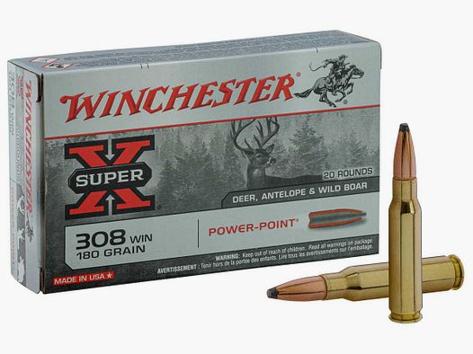 Winchester Extreme Point .308 Winchester 150 gr / 9.7 g - Balle Extreme Point