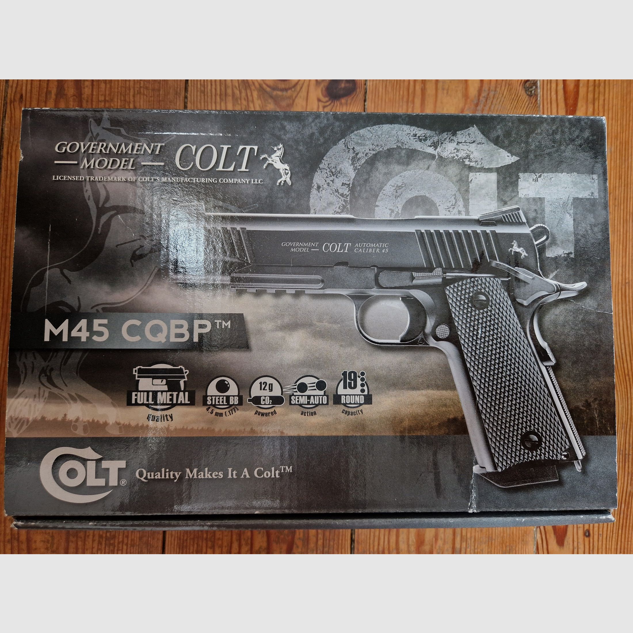 COLT Rail Gun Government Model M45 CQBP Automatic Caliber 45 15M09274