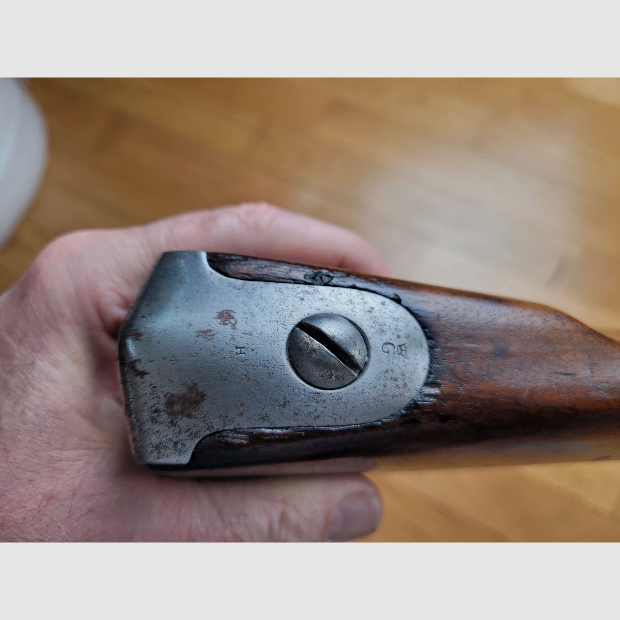 Sehr schönes Gewehr 1777 modifiziert AN IX – Kaiserliche Manufaktur von St Étienne – 1813 – homogen – Gewehrriemen und Bajonett – Seltenheitszustand, Bild 19 von 45