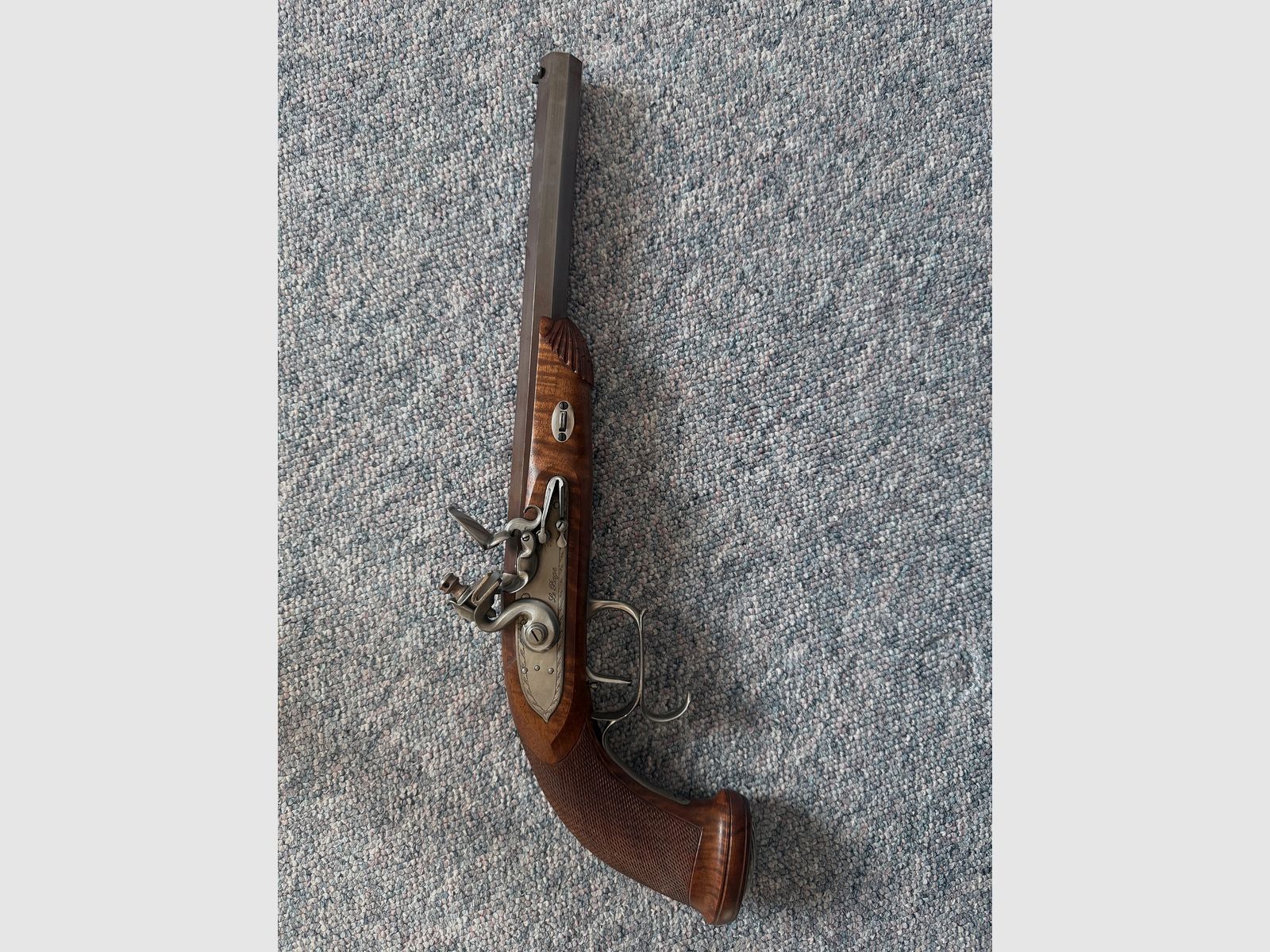 Steinschloss  Pistole  Cal.44 LePage Pedersoli , wie neu