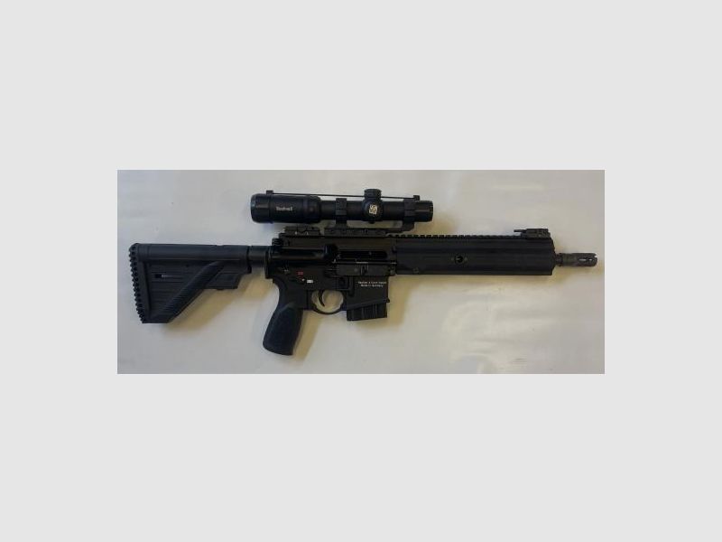 Heckler + Koch Mod. MR 223, 11", Kal. .223 Rem. Sportlich zugelassen, Bushnell AR 1-6x24