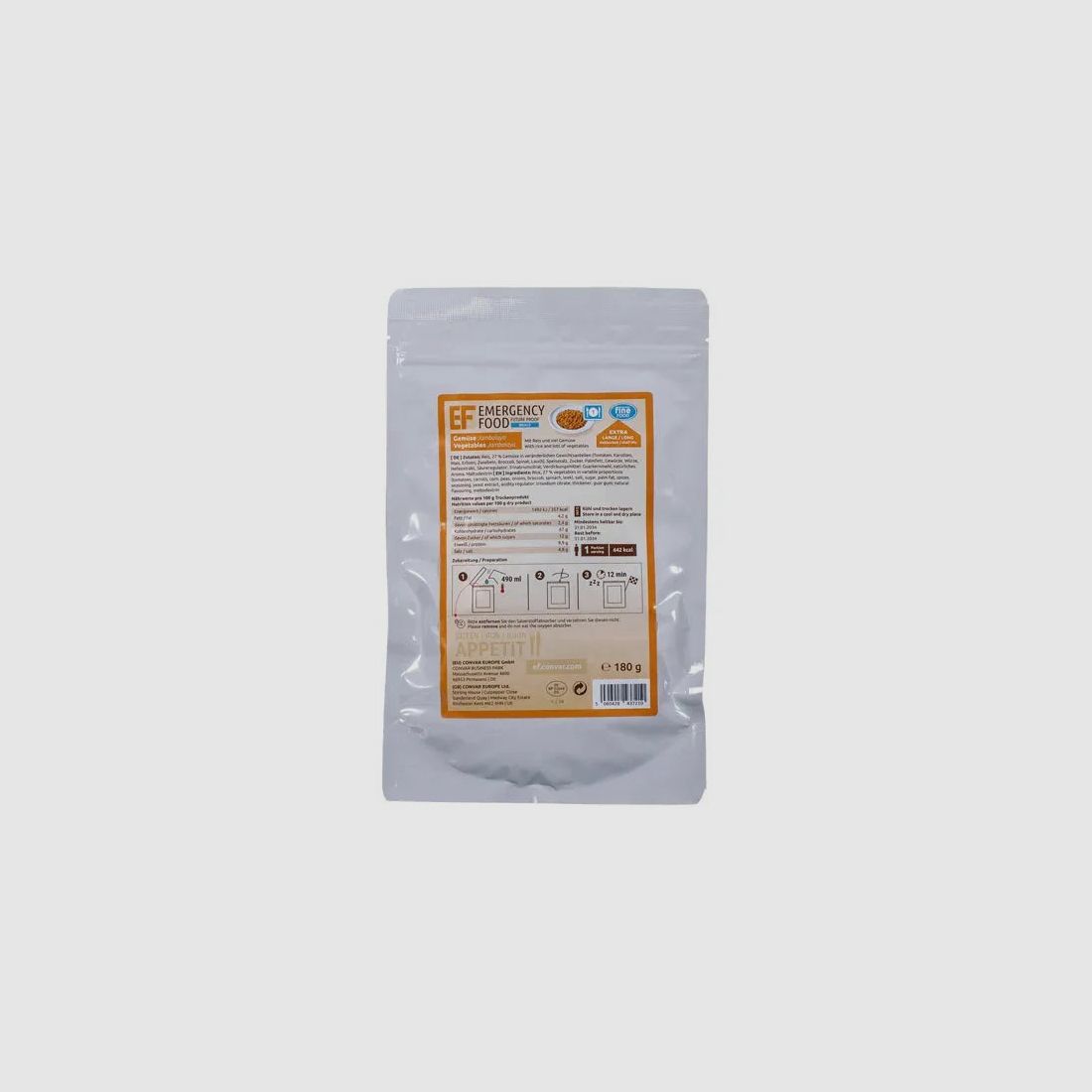 EF Emergency Food Gemüse Jambalaya 1 Portion