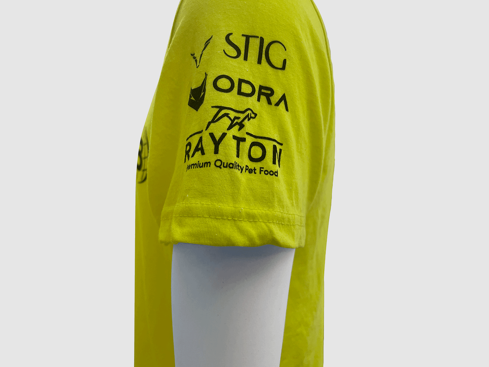 T-shirt – BITRABI – jaune fluorescent, image 4 sur 5