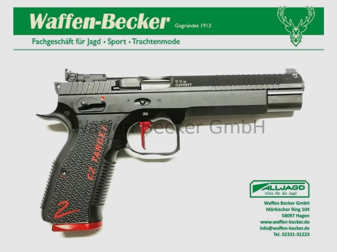 CZ CZ75 Shadow 2 Target 6" (Sport Pistol) 9mm Luger