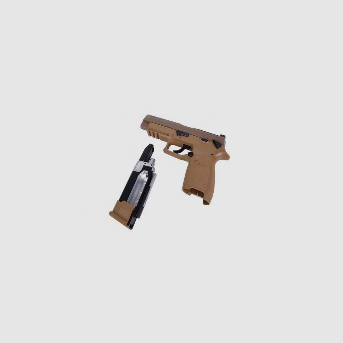 SIG Sauer P320-M17 4,5mm Coyote Tan 20 Schuss Luftpistole, Bild 4 von 7