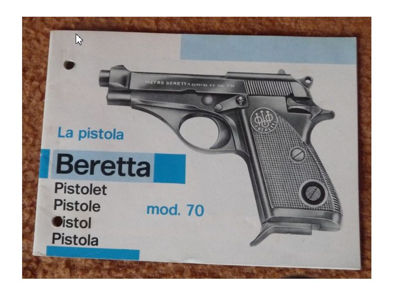 Beretta Mod. 70, Kaliber 7,65 mm