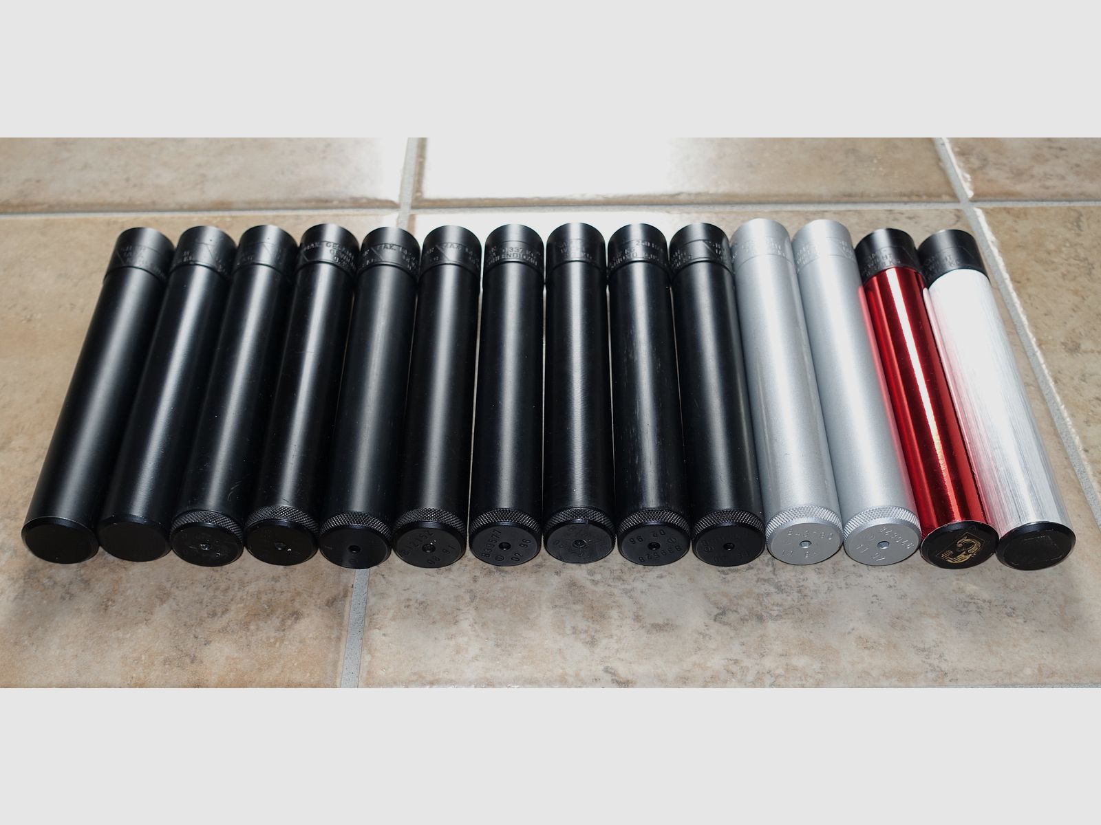 Steyr patronen 14 stuks + vuladapter, Steyr CO2 aansluiting, veer en ontluchtingsschroef