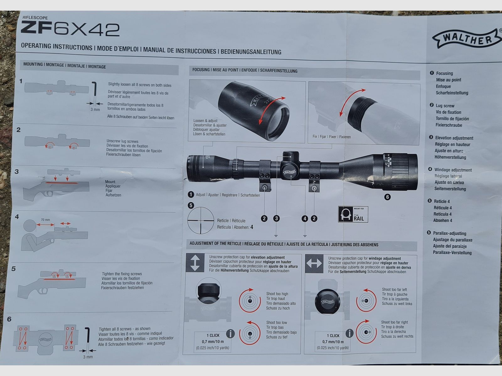 CO2 Luftgewehr Umarex 850M2 Kit