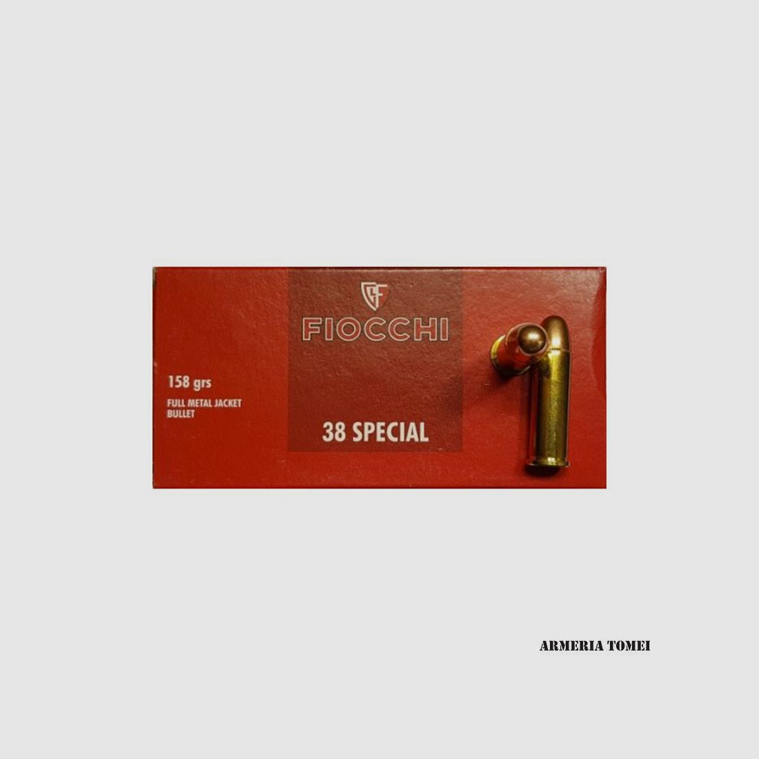 FIOCCHI – 38 SPECIAL 158GR FULL METAL JACKET