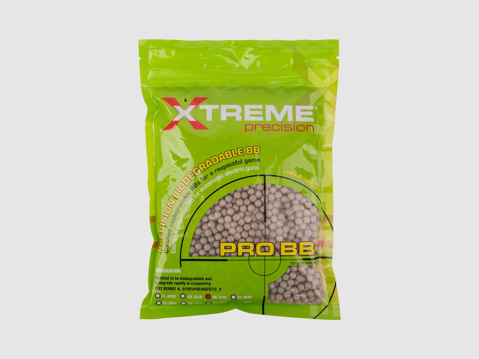 Evolution Xtreme Precision 6mm BIO BBs Dark Earth 0,25 g 2.800 pezzi