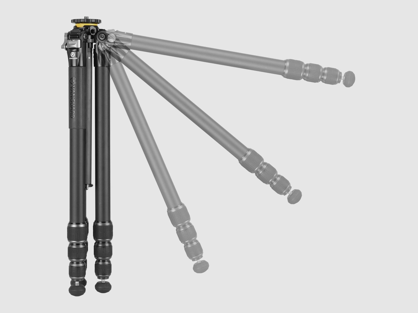 Vanguard World Veo 5 264AV14 – Aluminium-Videostativ, Veo PV-14 Kopf, Bild 7 von 8