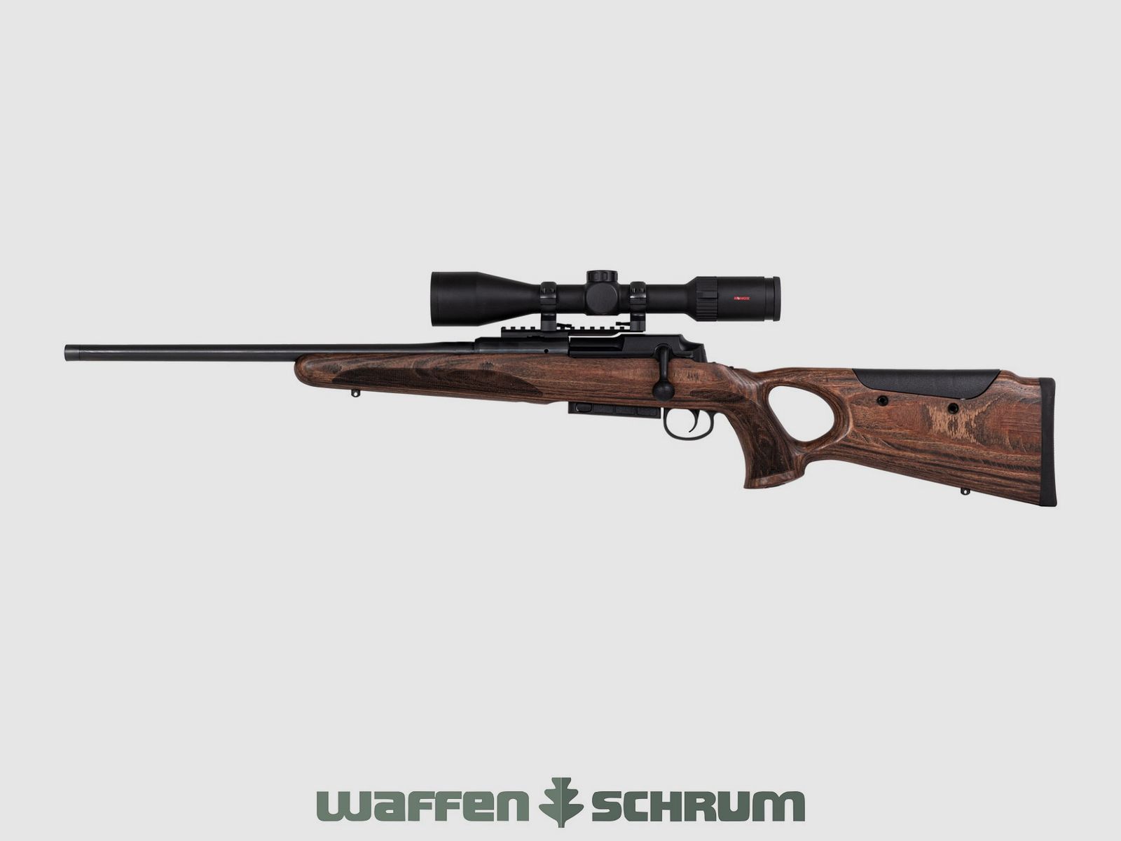 Mauser M25 Max complete offer left / Mauser 25 Max set including riflescope with removable mount, optional silencer