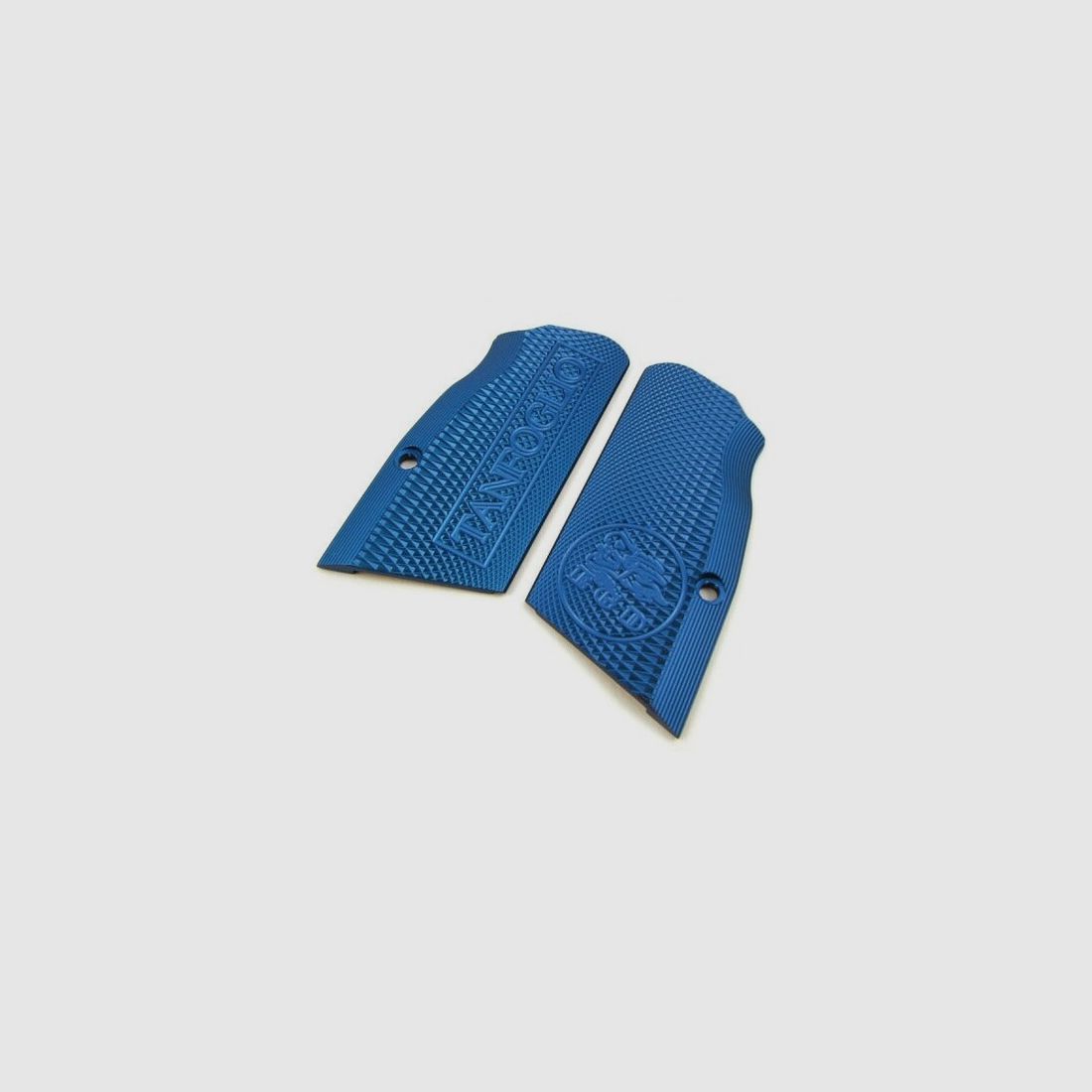 Original TANFOGLIO XTREME EGD Grip / Griffschalen in Blau - Top Zustand