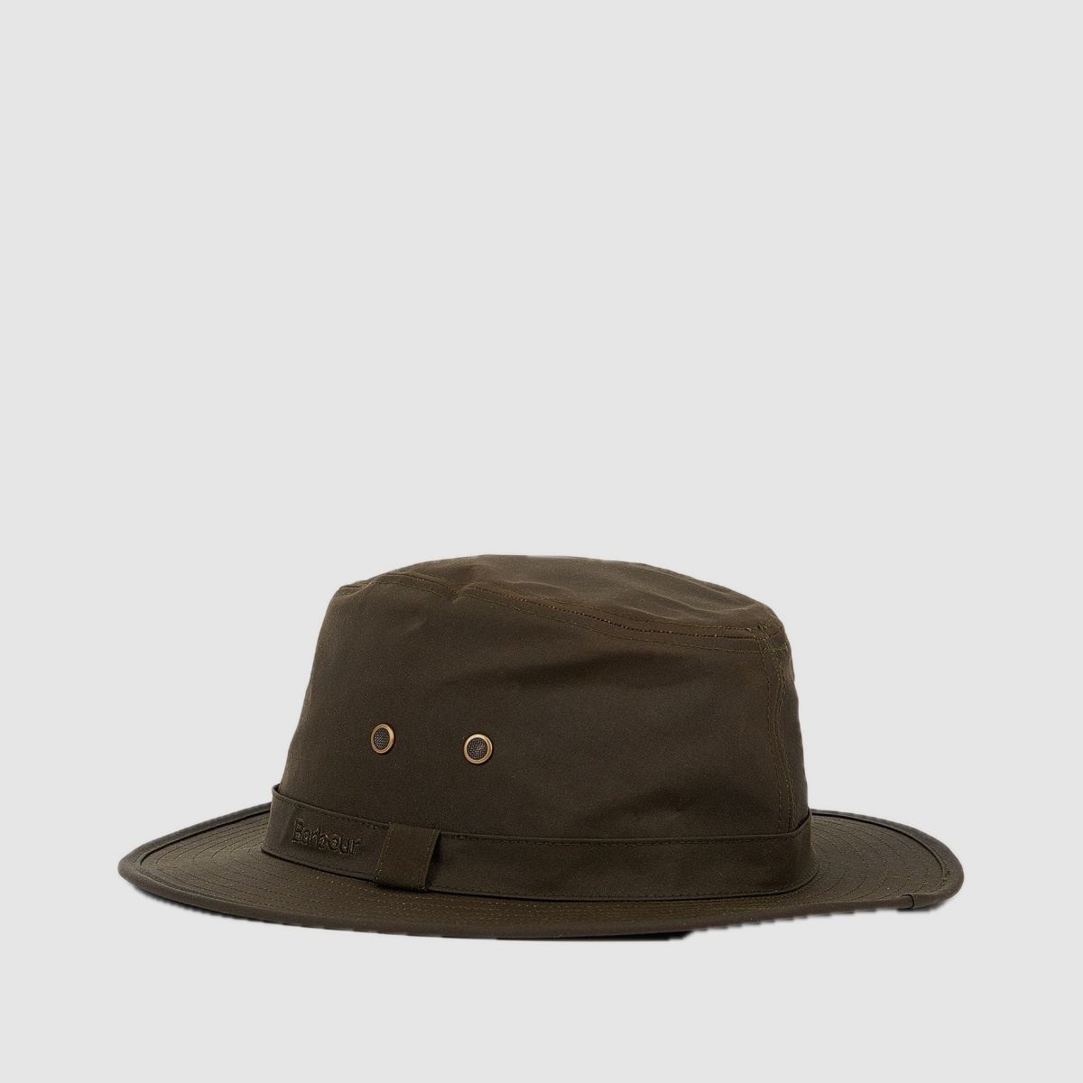 BARBOUR Dawson Wax Safari Hat Olive