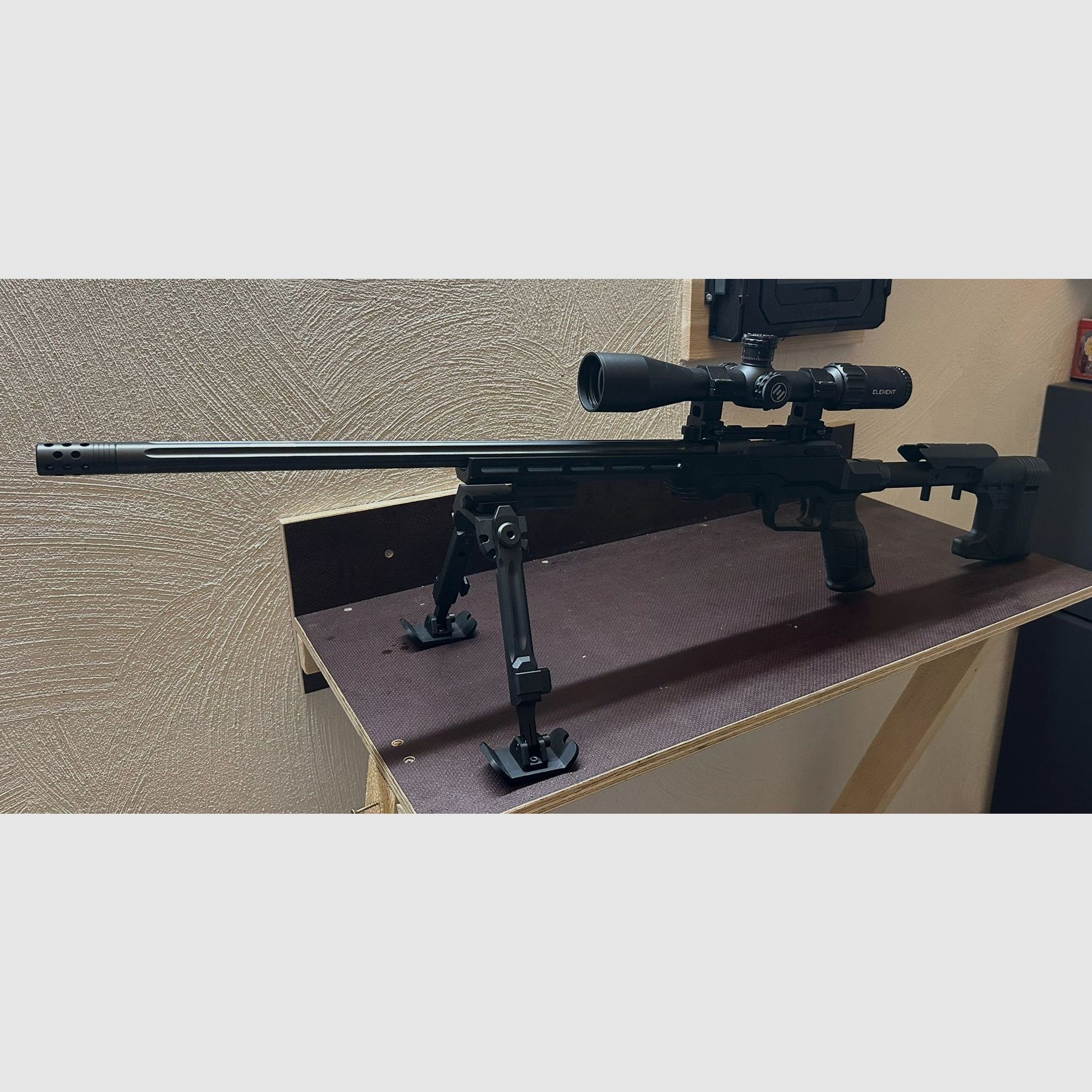 *Reserviert* - CZ 457 MDT Chassis .22 lr – Komplettpaket inkl. Element Optics & Fortmeier – Wie neu!