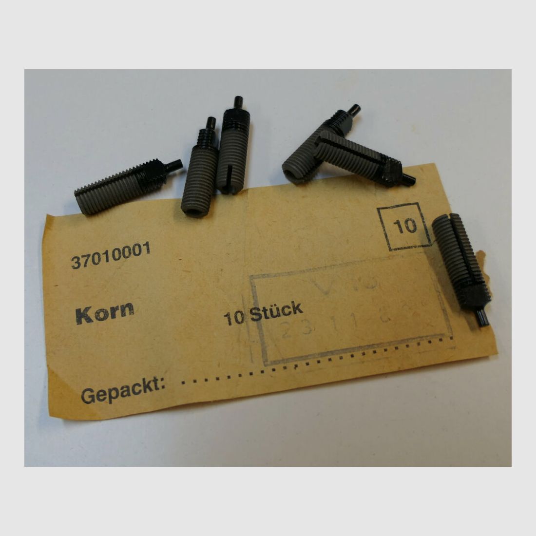 DDR VEB Geräte-& Werkzeugbau Wiesa orginal DDR NVA orginal DDR NVA AK 47 Korn [ 10 ] unbenutzt, neu für AK47, 7,62x39