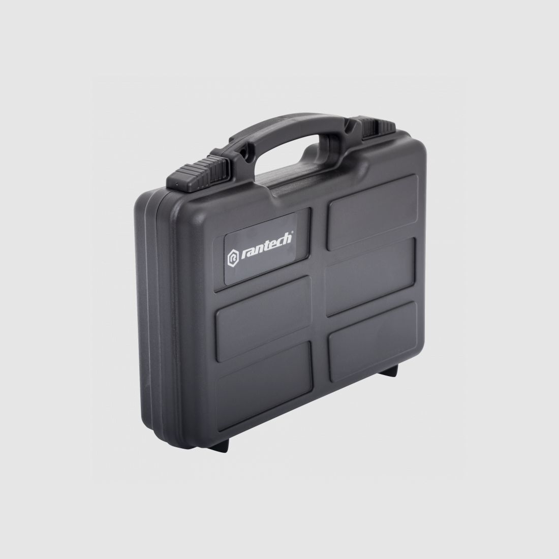 Waffenkoffer 31X25X8 schwarz Rantech mit vorgefertigtem Schaum, Bild 2 von 8