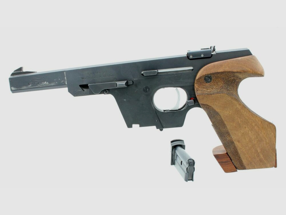 Walther Armas deportivas y de autoridad Walther GSP Pistola deportiva Cal 22 L.R. usada (BJ.74)