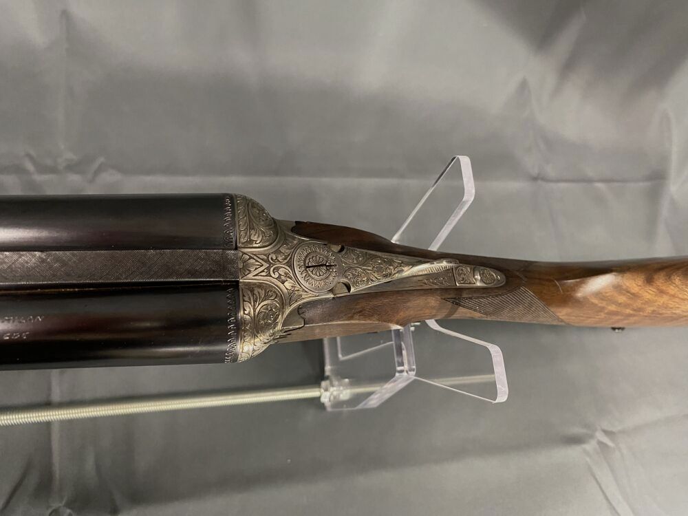 Belgian Milan shotgun 12/70