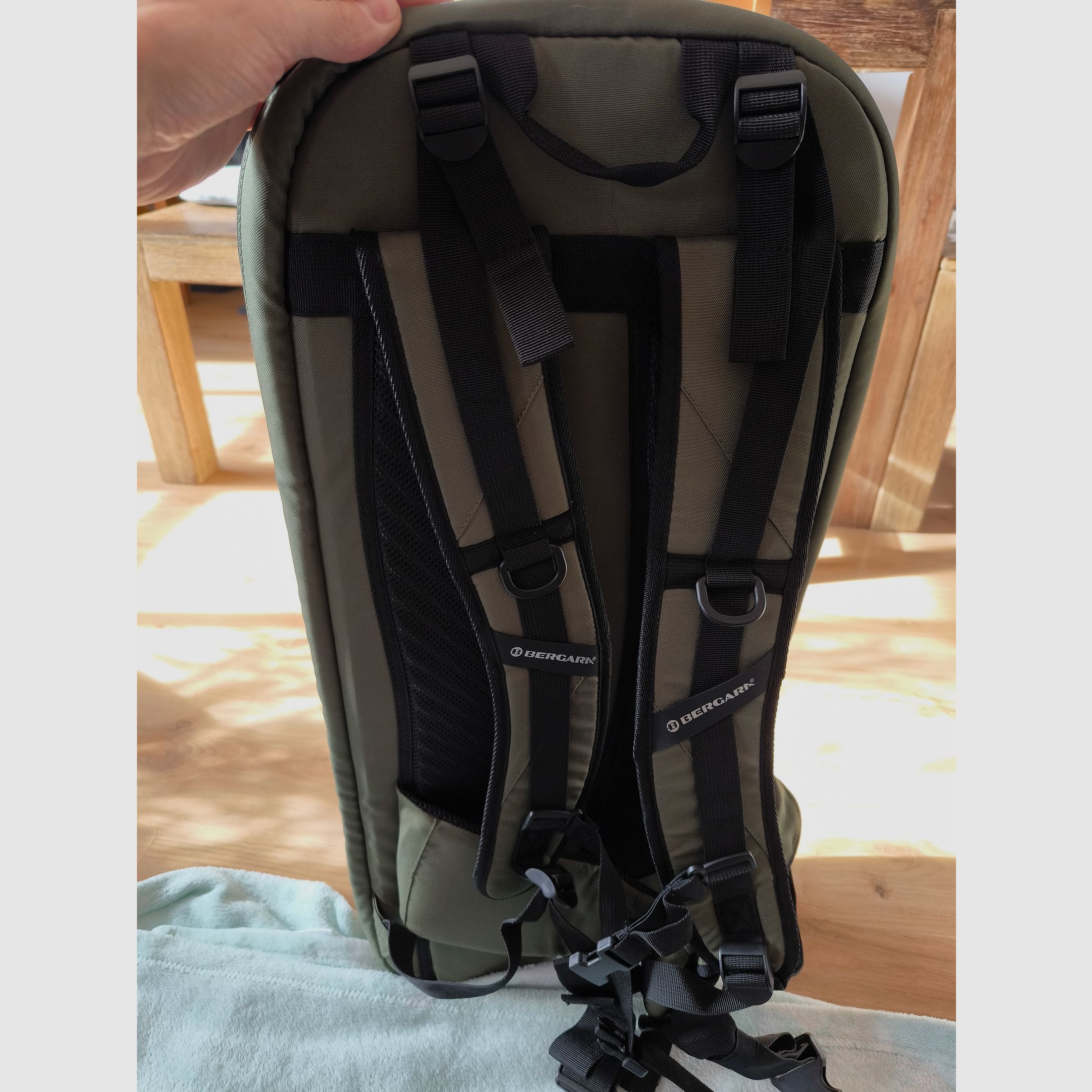 Bergara BA 13 TD with B&T silencer and Bergara backpack, absolutely as new!