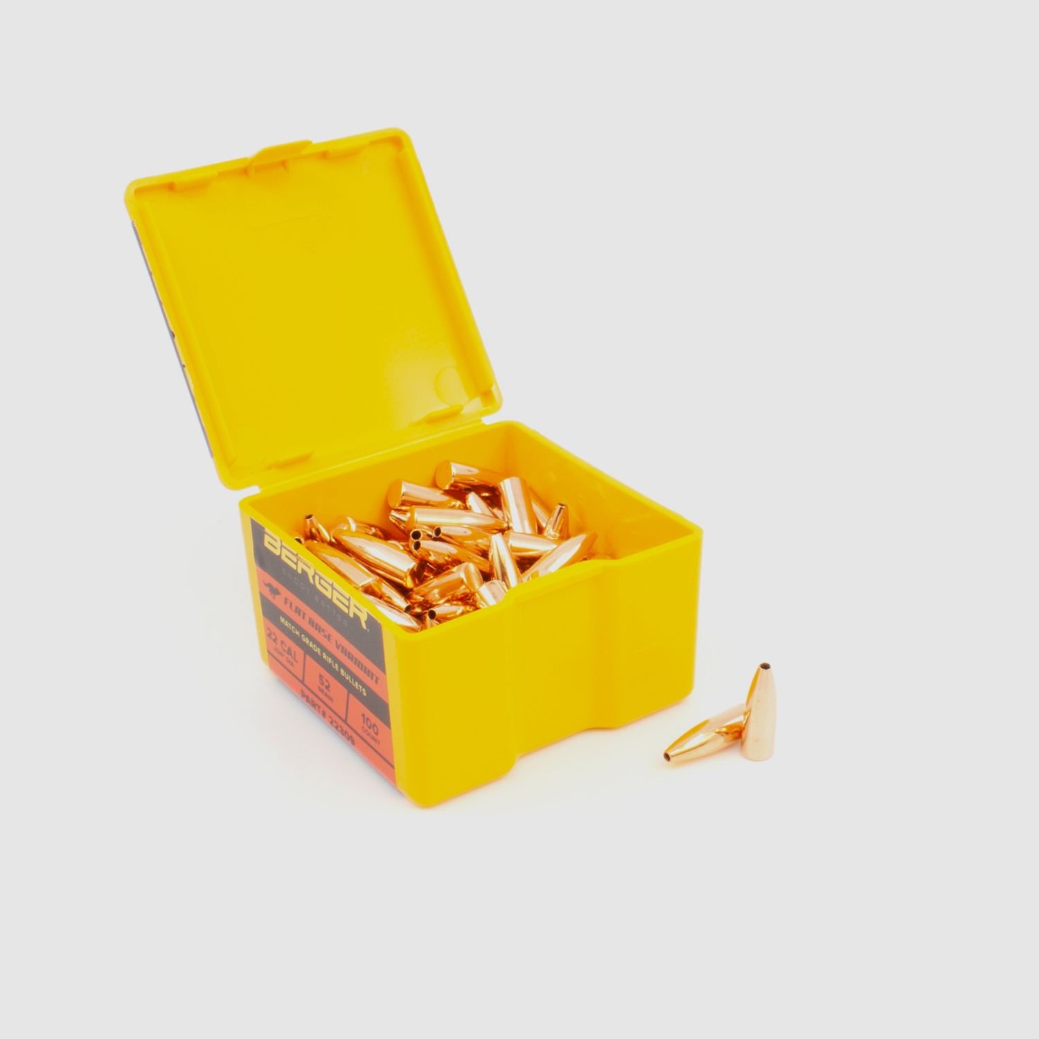 Proiettile Berger .22 FB Varmint 52GR 100 Pezzi